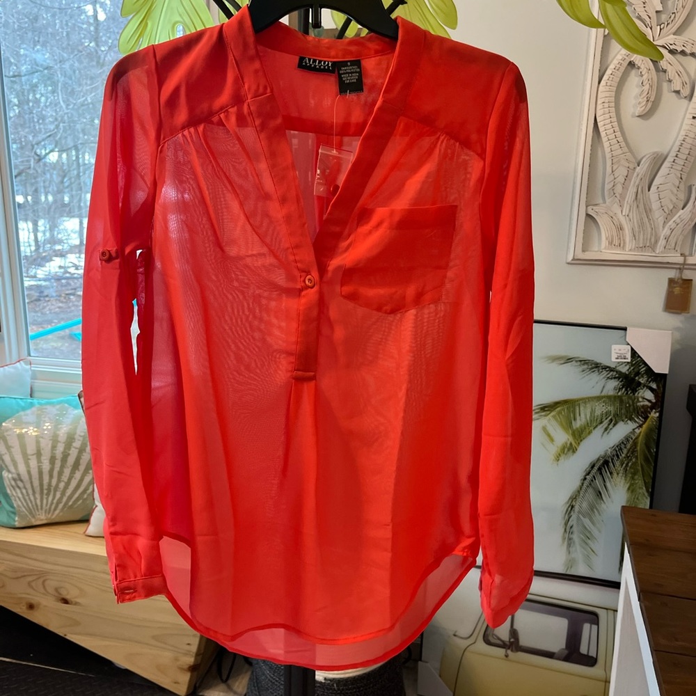 Cute Sheer Blouse!